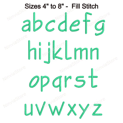 Enviro Machine Embroidery Font, 15 sizes, 8 formats, BX Font, PE font, Monogram Alphabet Embroidery Designs