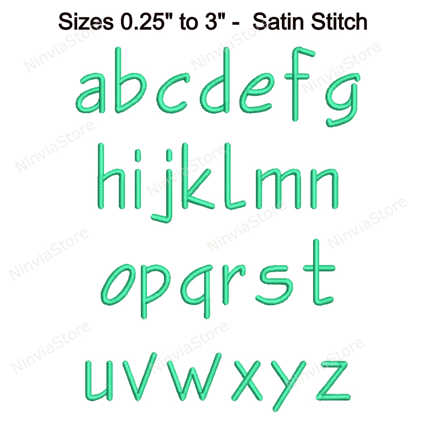 Enviro Machine Embroidery Font, 15 sizes, 8 formats, BX Font, PE font, Monogram Alphabet Embroidery Designs