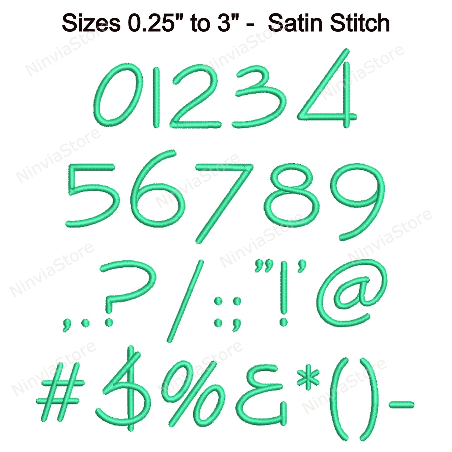 Enviro Machine Embroidery Font, 15 sizes, 8 formats, BX Font, PE font, Monogram Alphabet Embroidery Designs