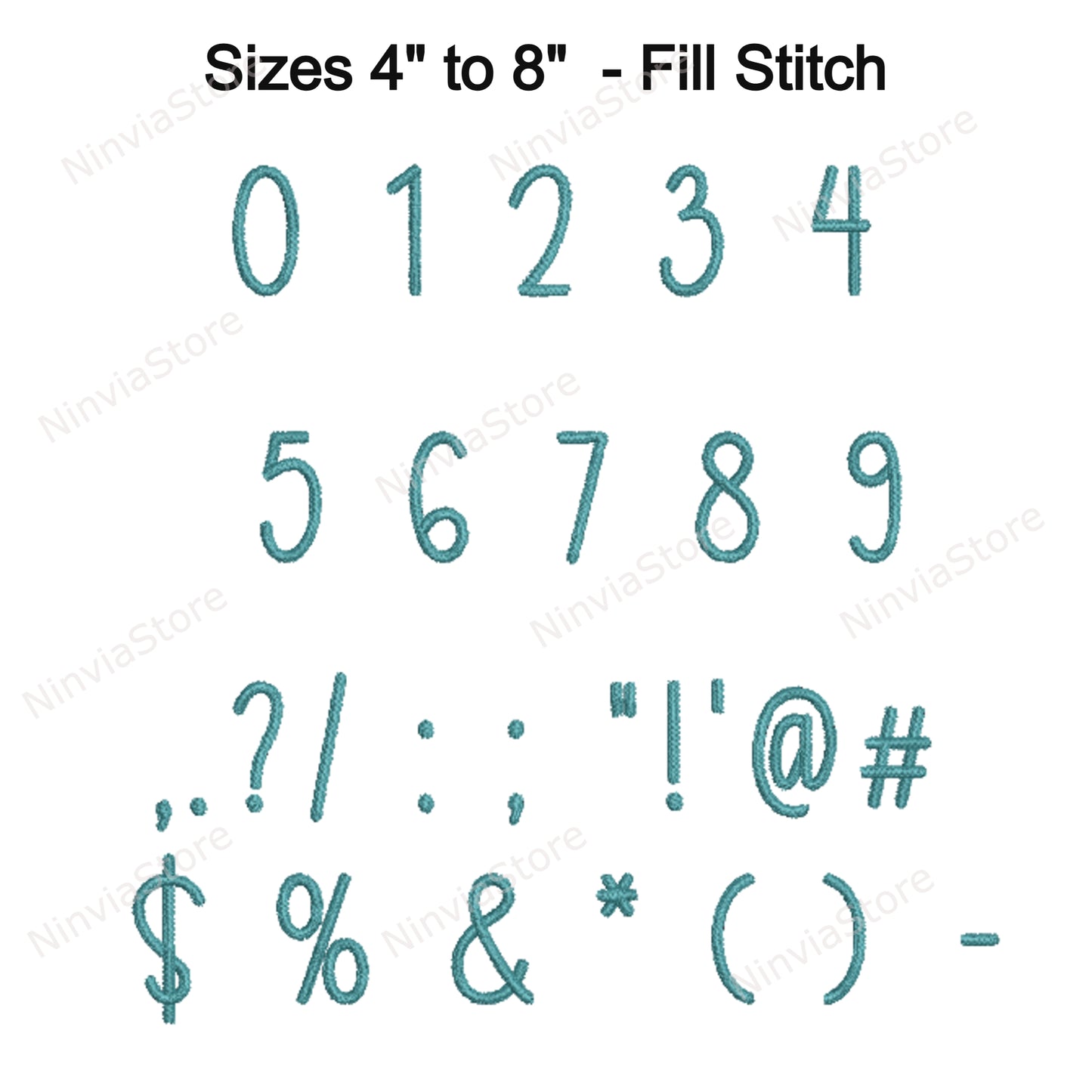 Farmhouse Machine Embroidery Font, 18 sizes, 8 formats, BX Font, PE font, Monogram Alphabet Embroidery Design