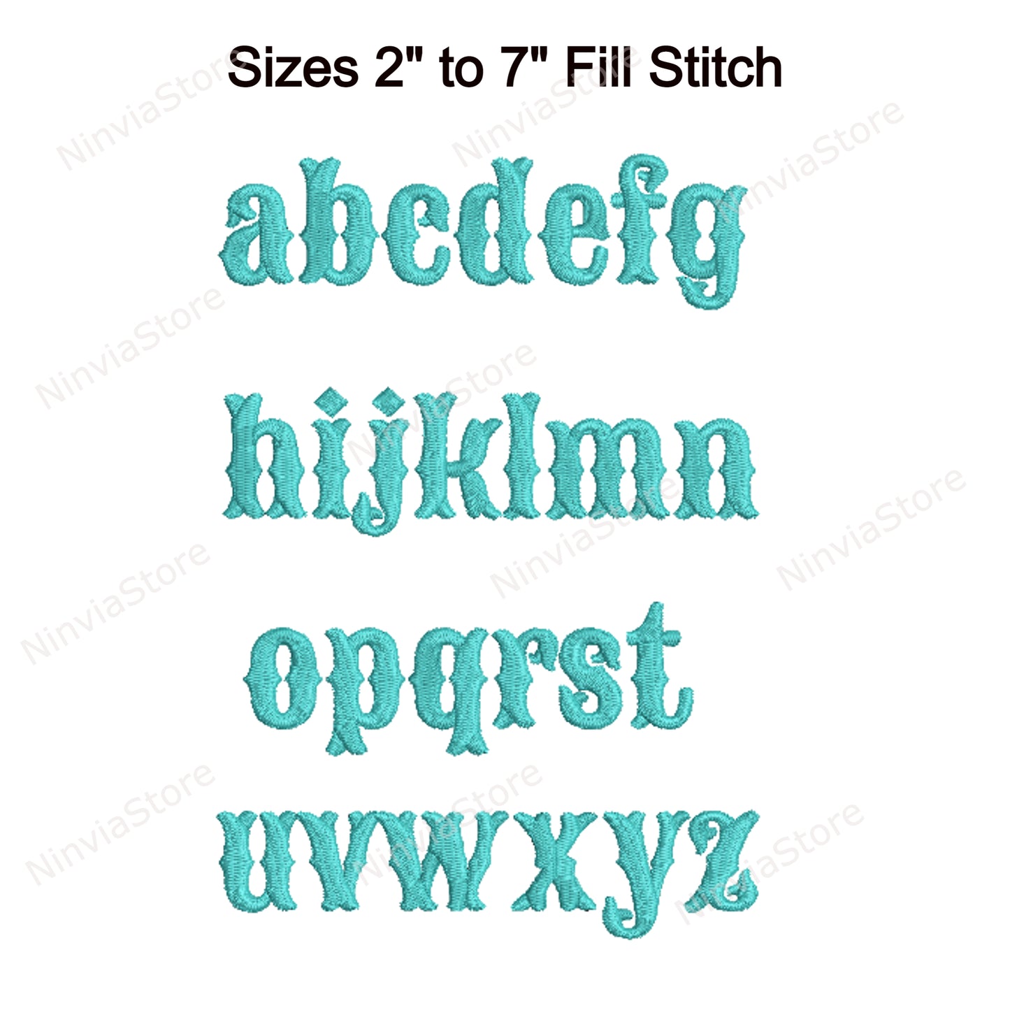 Fishtail Machine Embroidery Font, 15 sizes, 8 formats, Halloween BX Font, PE font, Monogram Alphabet Embroidery Designs