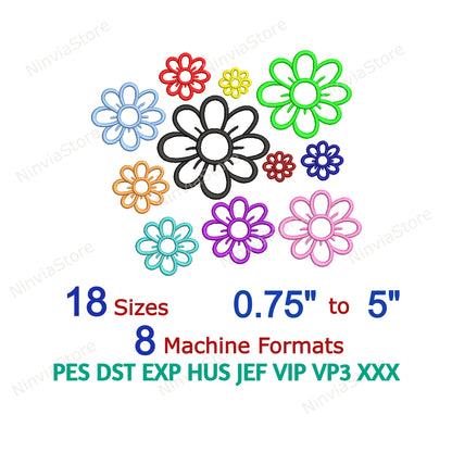 Conception de broderie de coeur, broderie de machine de coeur, Saint-Valentin, modèle de broderie de coeur, téléchargement instantané numérique, 24 tailles, 8 formats