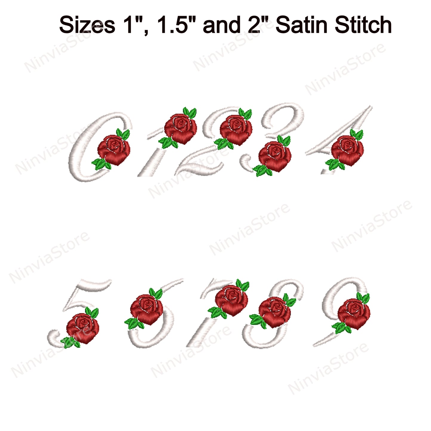 Floral Embroidery Font BX, Rose Alphabet Font for Embroidery, Floral Machine Embroidery Design, Flower Monogram Embroidery Font pe, PES, BX