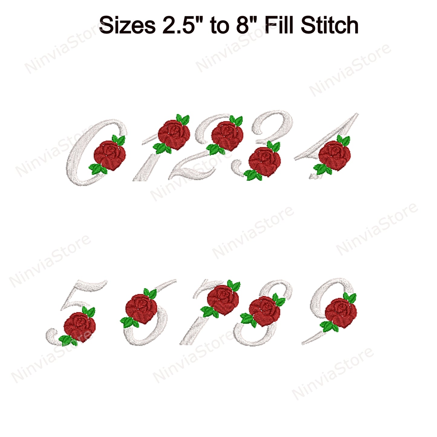 Floral Embroidery Font BX, Rose Alphabet Font for Embroidery, Floral Machine Embroidery Design, Flower Monogram Embroidery Font pe, PES, BX