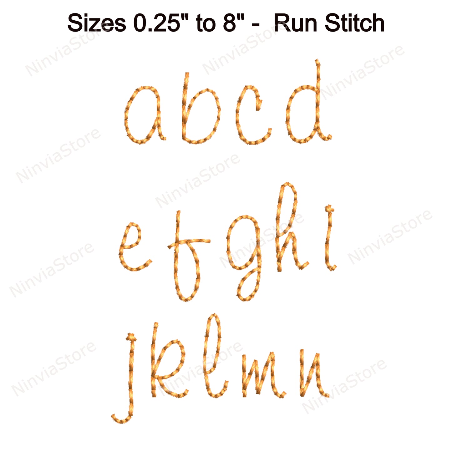 Bean Stitch Maschinenstickschrift, 15 Größen, 8 Formate, Ballantines BX-Schriftart, Run Stitch Script, PE-Schriftart, Monogramm-Alphabet-Stickmotive