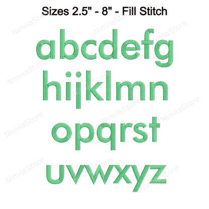 Futura Bold Machine Embroidery Font, 15 sizes, 8 formats, BX Font, PE font, Monogram Alphabet Embroidery Designs