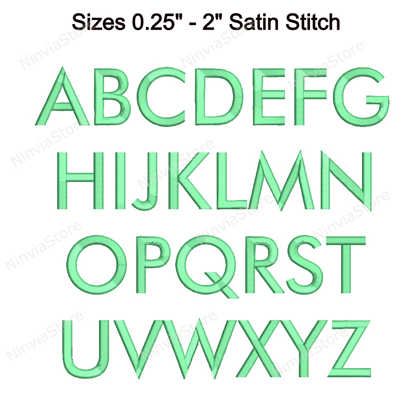 Futura Bold Machine Embroidery Font, 15 tailles, 8 formats, police BX, police PE, Monogram Alphabet Broderie Designs