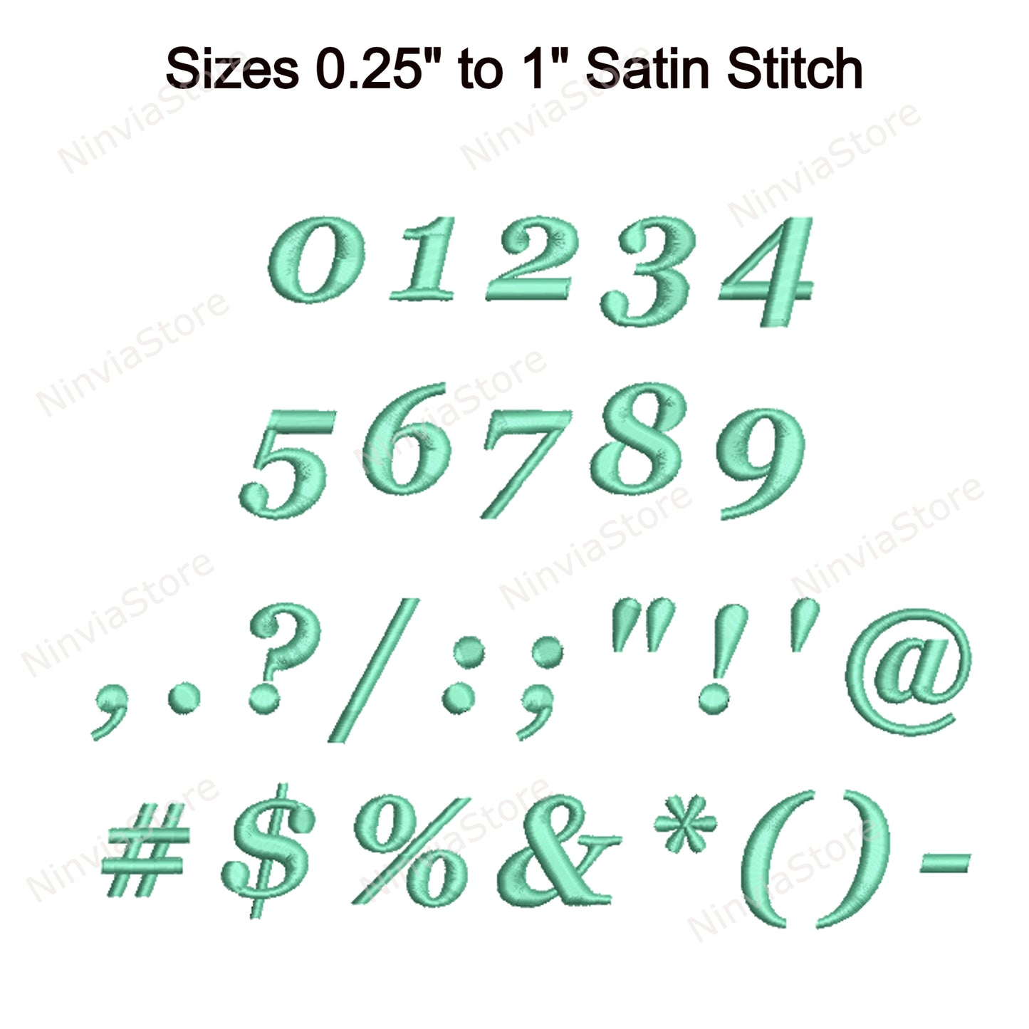 Georgia Bold Italic Machine Embroidery Font, 15 tailles, 8 formats, police BX, police PE, Monogram Alphabet Broderie Designs