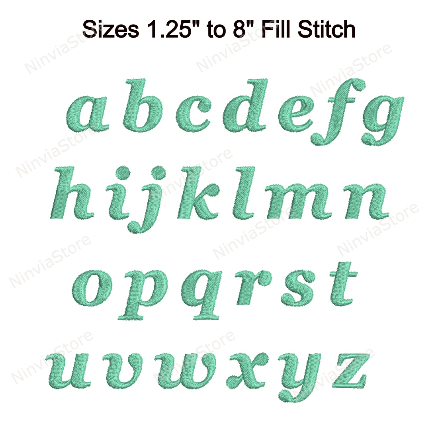 Georgia Bold Italic Machine Embroidery Font, 15 sizes, 8 formats, BX Font, PE font, Monogram Alphabet Embroidery Designs