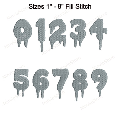 Ghost House Machine Embroidery Font, 12 sizes, 8 formats, Halloween BX Font, PE font, Monogram Alphabet Embroidery Designs