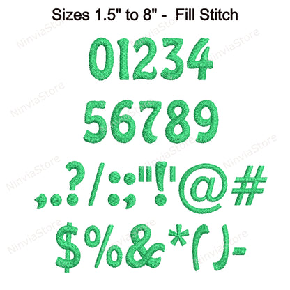 Hobo Machine Embroidery Font, 15 sizes, 8 formats, BX Font, PE font, Monogram Alphabet Embroidery Designs