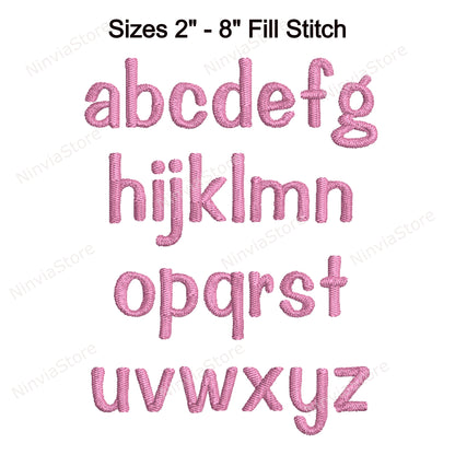 Impress Machine Embroidery Font, 15 sizes, 8 formats, BX Font, PE font, Monogram Alphabet Embroidery Designs