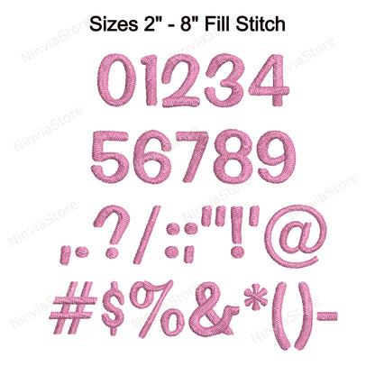 Impress Machine Embroidery Font, 15 sizes, 8 formats, BX Font, PE font, Monogram Alphabet Embroidery Designs