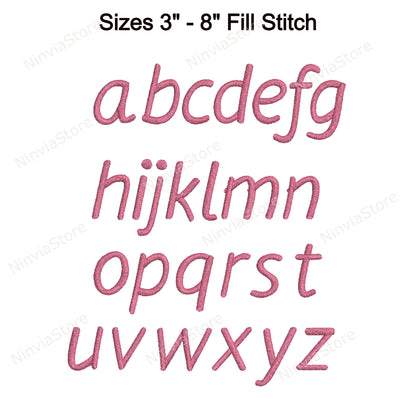 Kristen Script Machine Embroidery Font, 15 tailles, 8 formats, police BX, police PE, Monogram Alphabet Broderie Designs