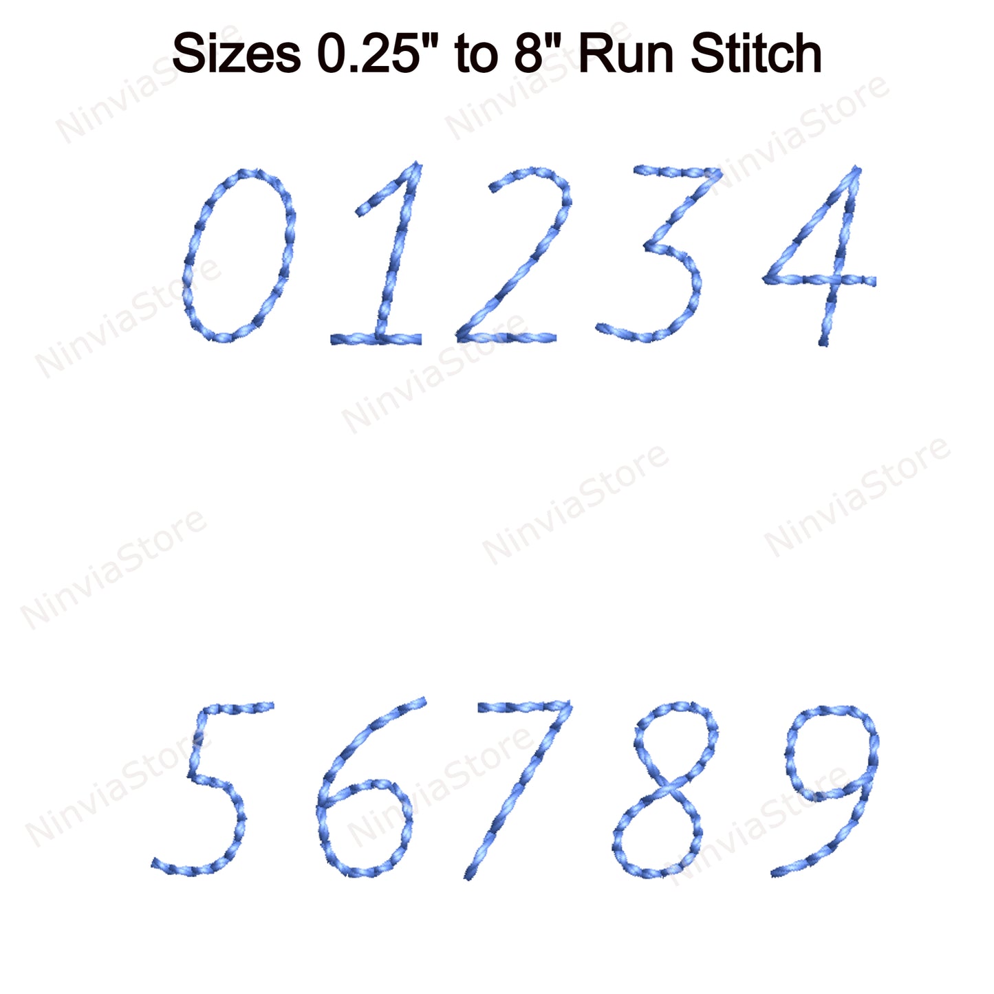 Kristen Bean Stitch Machine Embroidery Font, 15 sizes, 8 formats, Run Stitch Script BX Font, PE font, Monogram Alphabet Embroidery Designs