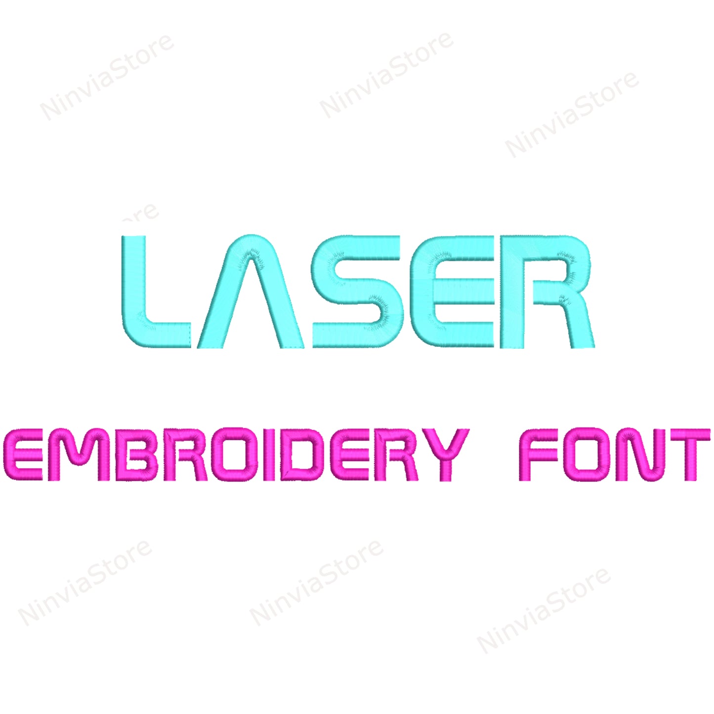 Laser Machine Embroidery Font, 15 sizes, 8 formats, BX Font, PE font, Monogram Alphabet Embroidery Designs