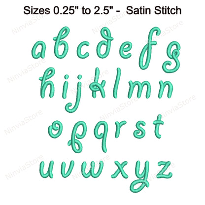 Kristen Script Machine Embroidery Font, 15 tailles, 8 formats, police BX, police PE, Monogram Alphabet Broderie Designs