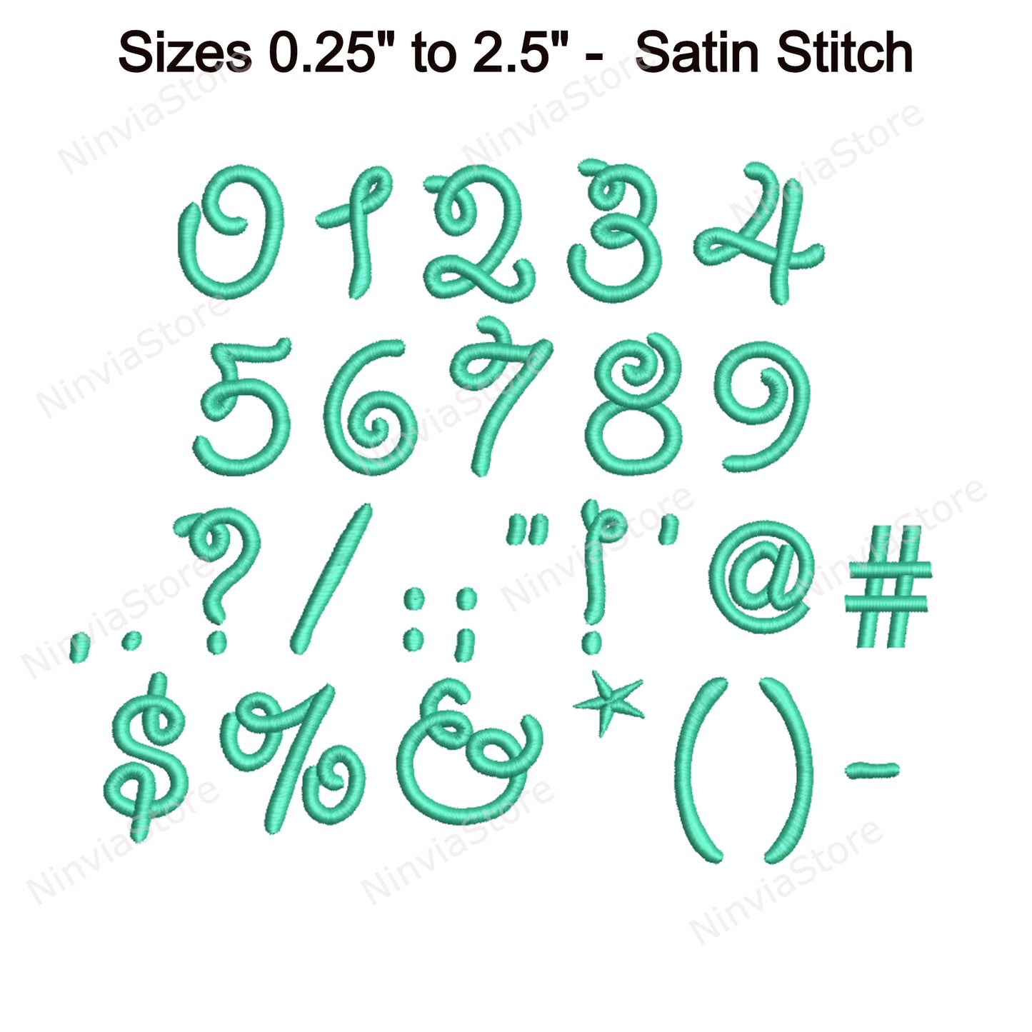 Lariat Script Machine Embroidery Font, 15 sizes, 8 formats, BX Font, PE font, Monogram Alphabet Embroidery Design