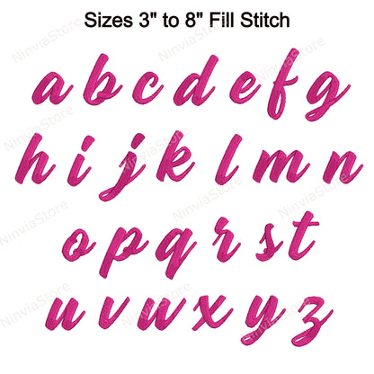 Madam Script Machine Embroidery Font, 15 sizes, 8 formats, BX Font, PE font, Monogram Alphabet Embroidery Designs