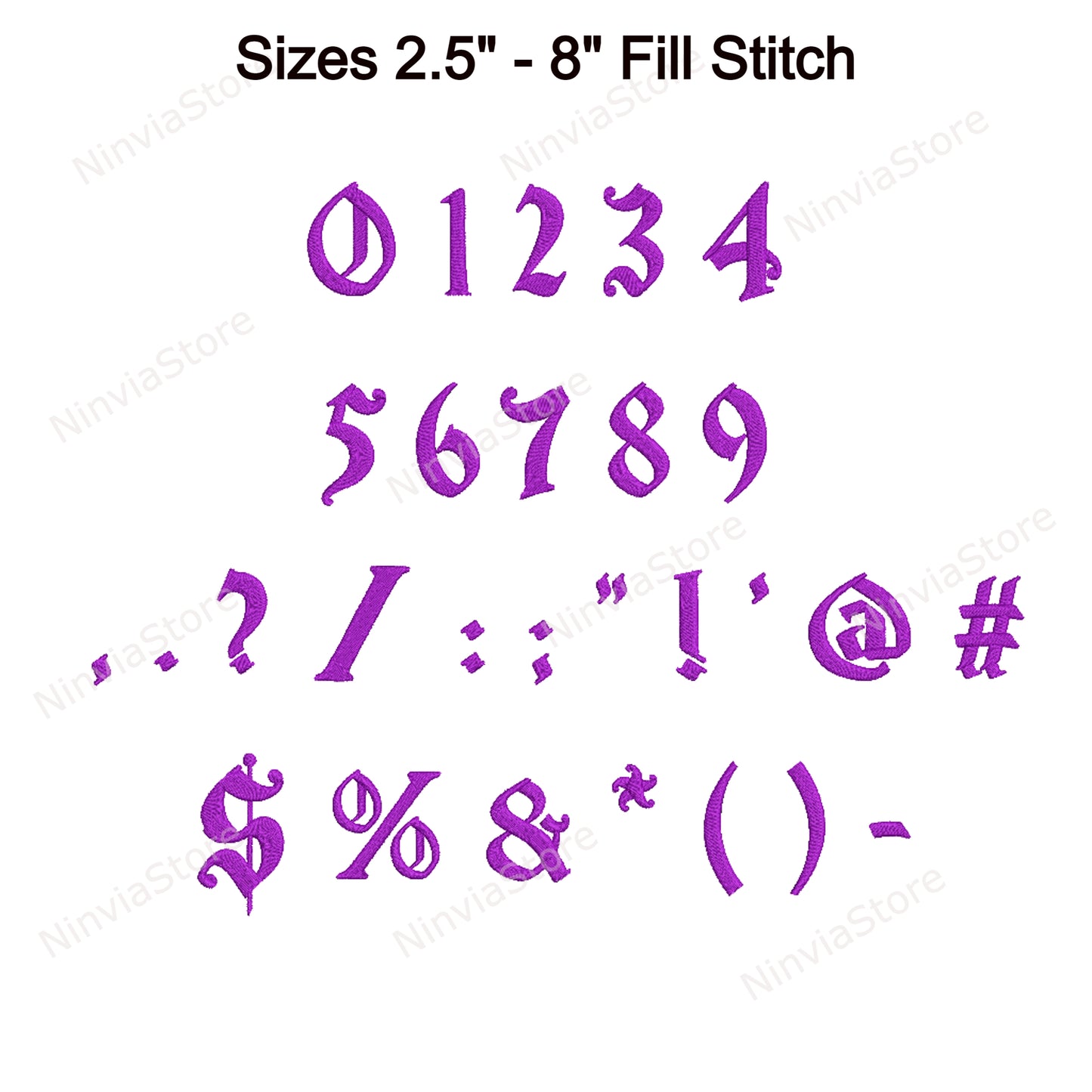 Magical Machine Embroidery Font, 14 sizes, 8 formats, Halloween BX Font, PE font, Monogram Alphabet Embroidery Designs