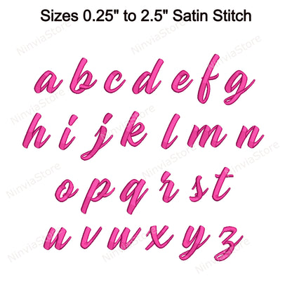 Madam Script Machine Embroidery Font, 15 sizes, 8 formats, BX Font, PE font, Monogram Alphabet Embroidery Designs