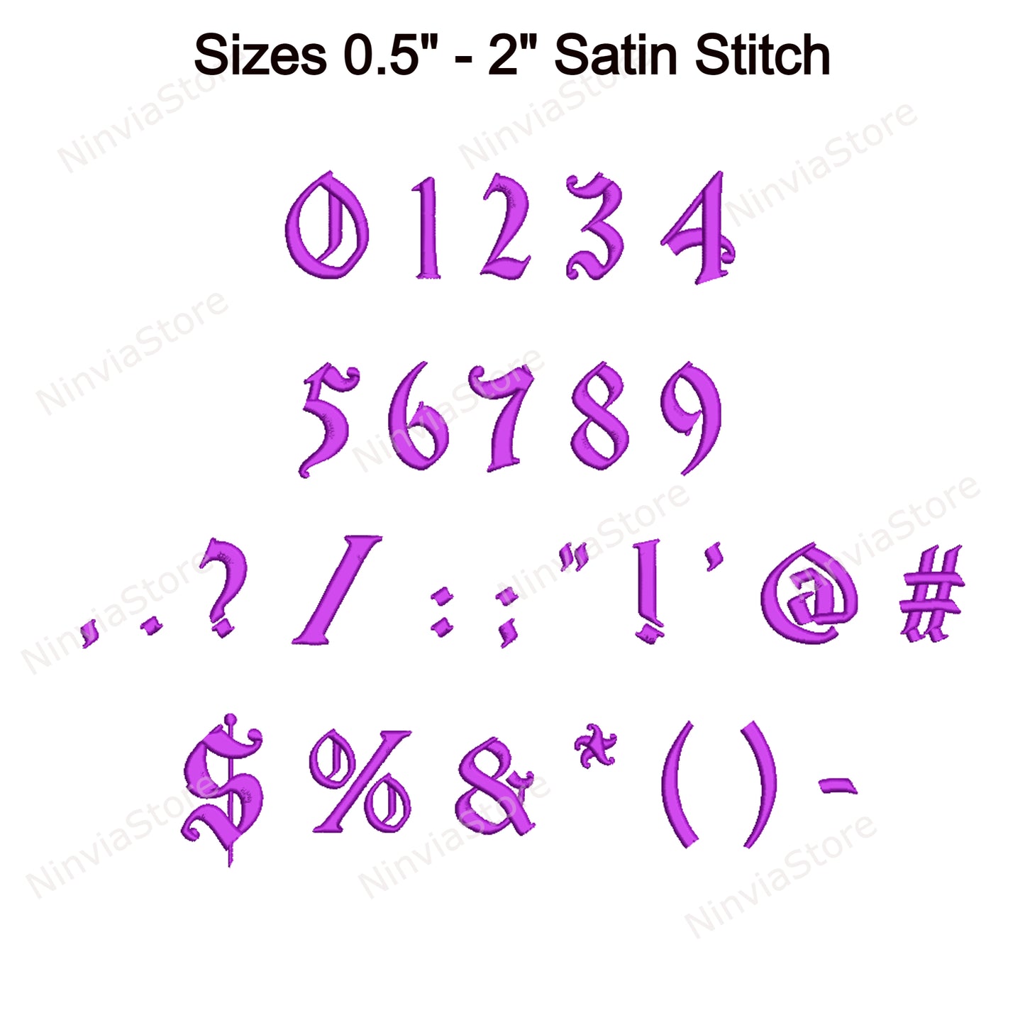 Magical Machine Embroidery Font, 14 sizes, 8 formats, Halloween BX Font, PE font, Monogram Alphabet Embroidery Designs