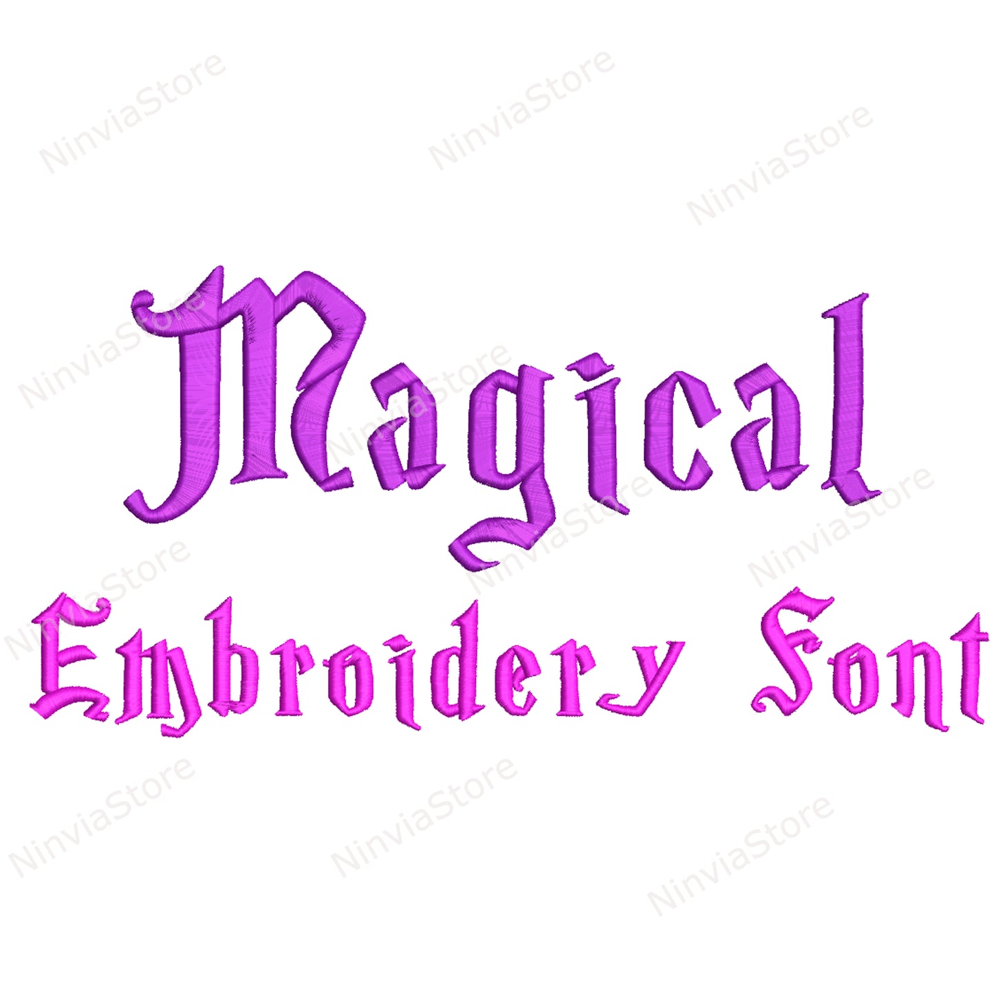 Magical Machine Embroidery Font, 14 sizes, 8 formats, Halloween BX Font, PE font, Monogram Alphabet Embroidery Designs