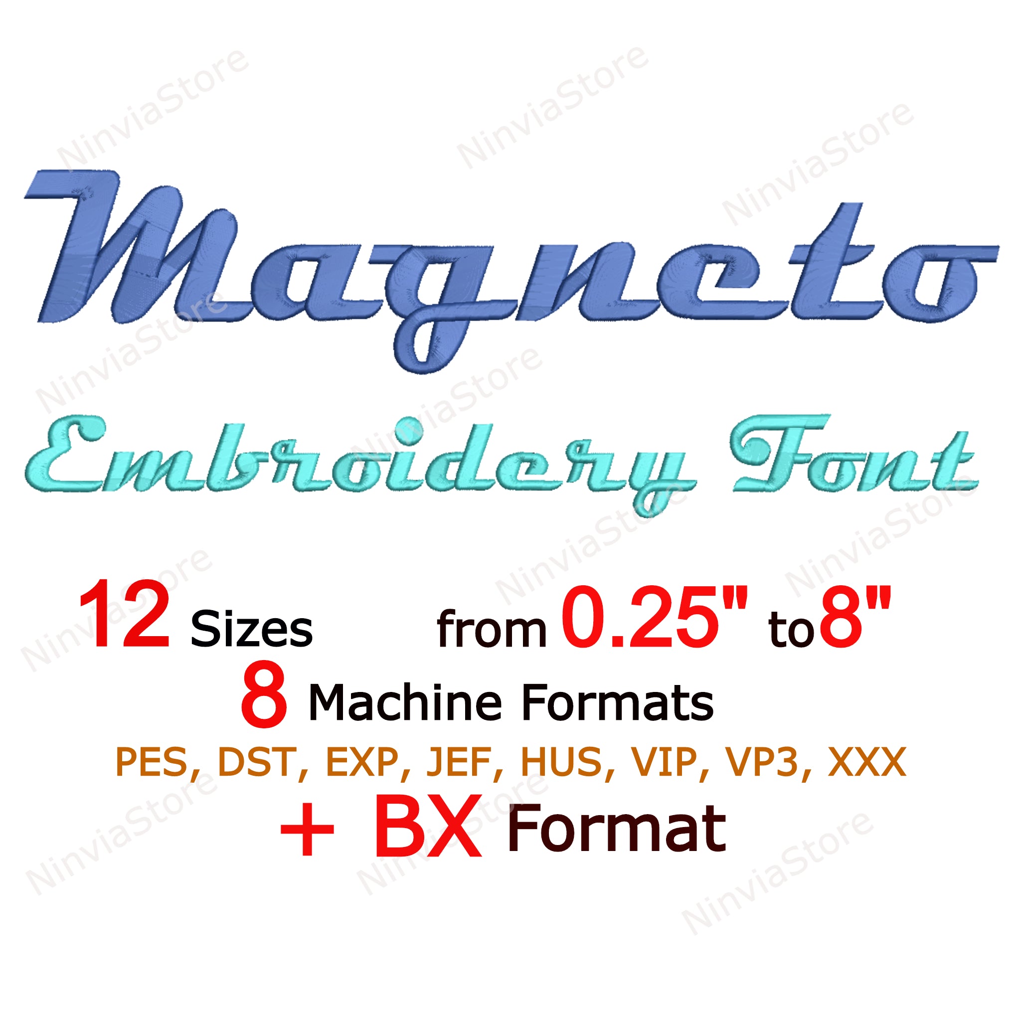 Magneto Script Machine Embroidery Font, Alphabet Embroidery Designs ...