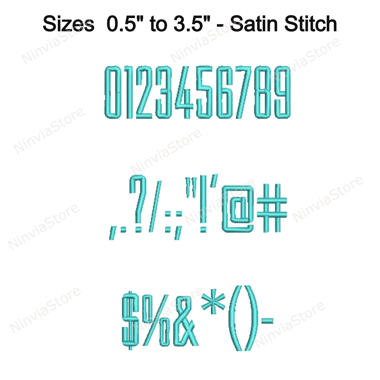 Dünne Block-Maschinenstickschrift, 15 Größen, 8 Formate, BX-Schriftart, PE-Schriftart, Monogramm-Alphabet-Stickmotive