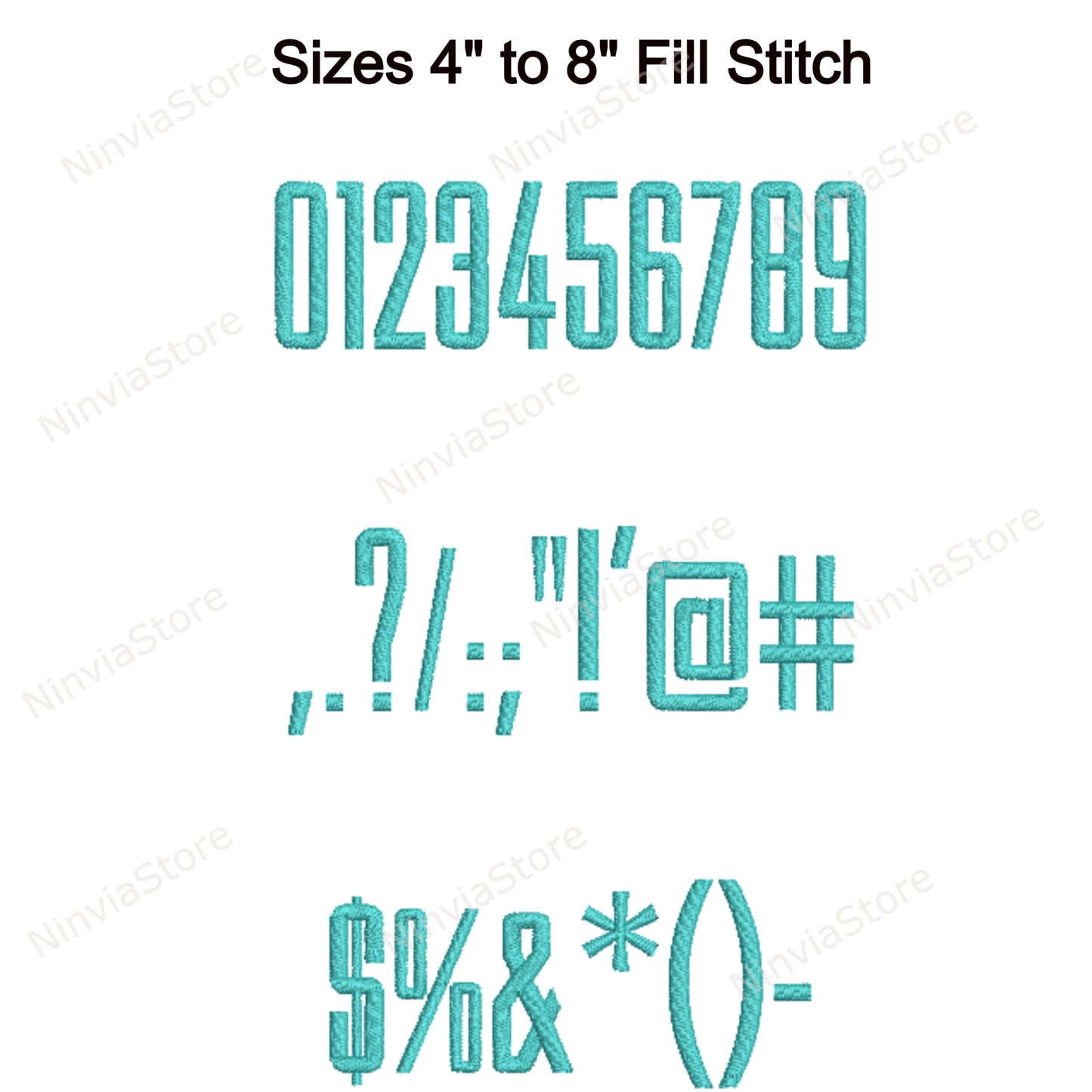 Dünne Block-Maschinenstickschrift, 15 Größen, 8 Formate, BX-Schriftart, PE-Schriftart, Monogramm-Alphabet-Stickmotive