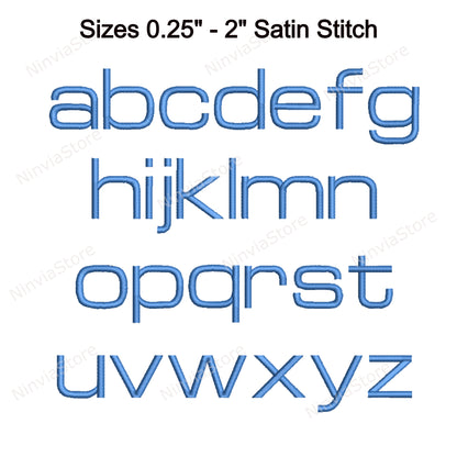 Microgramma Machine Embroidery Font, 15 sizes, 8 formats, BX Font, PES font, Monogram Alphabet Embroidery Design