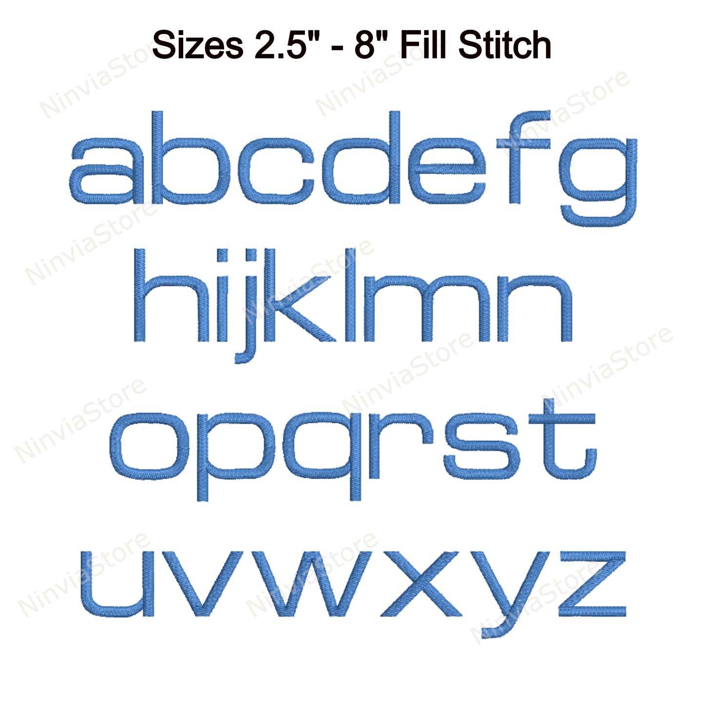 Microgramma Machine Embroidery Font, 15 sizes, 8 formats, BX Font, PES font, Monogram Alphabet Embroidery Design