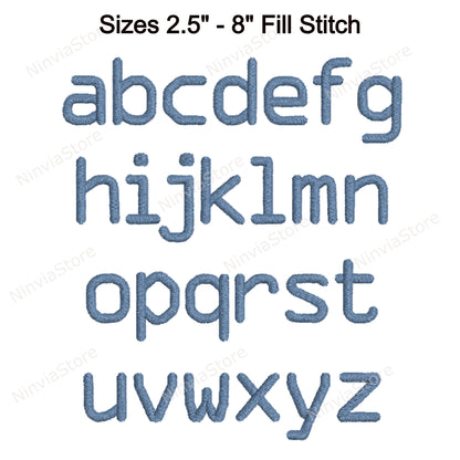 Microsan Machine Embroidery Font, 15 sizes, 8 formats, BX Font, PES font, Monogram Alphabet Embroidery Design