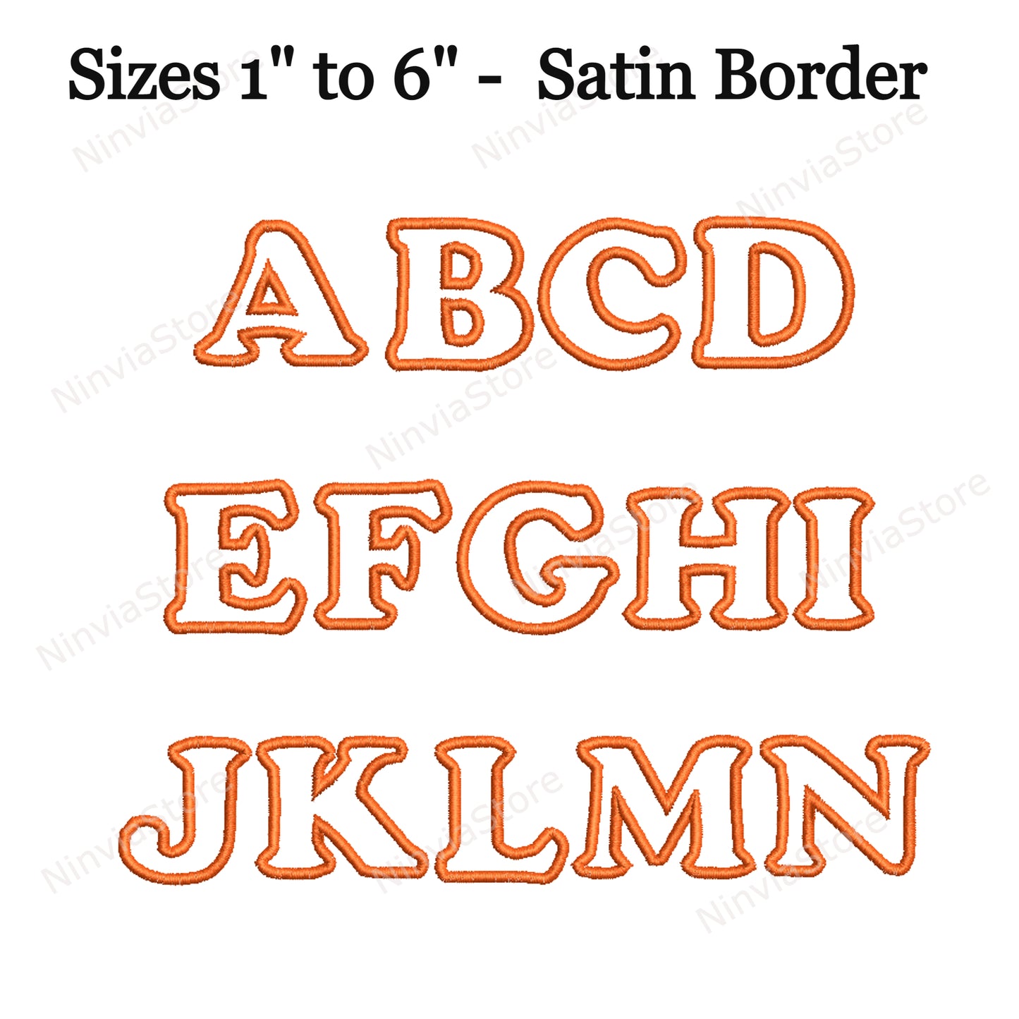 Mousy Applique Machine Embroidery Font, 10 sizes, 8 formats, BX Font, PE font, Monogram Alphabet Embroidery Designs