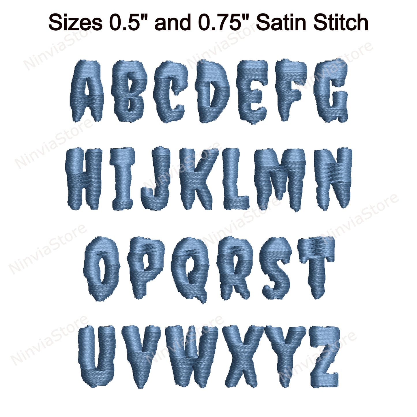 Monster Machine Embroidery Font, 14 sizes, 8 formats, Halloween BX Font, PE font, Monogram Alphabet Embroidery Designs