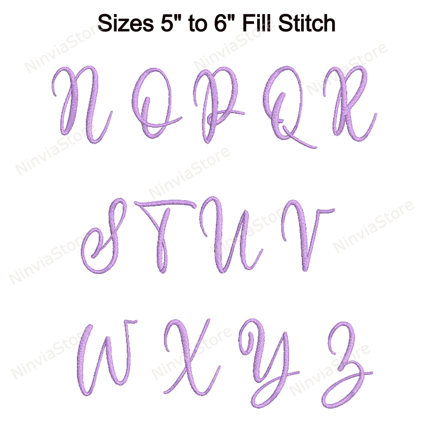 Mollywood Monogram Machine Embroidery Font, 15 sizes, 8 formats, BX Font, PE font, Script Monogram Alphabet Embroidery Design