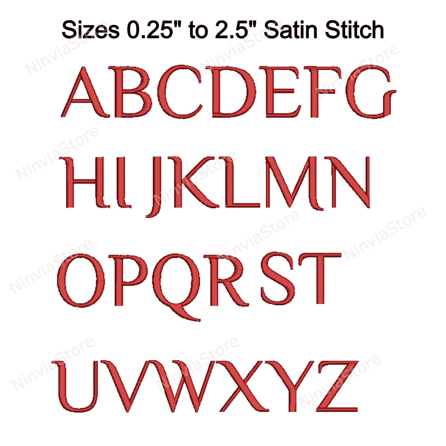 Mrs.Margush Machine Embroidery Font, 15 sizes, 8 formats, BX Font, PE font, Monogram Alphabet Embroidery Designs