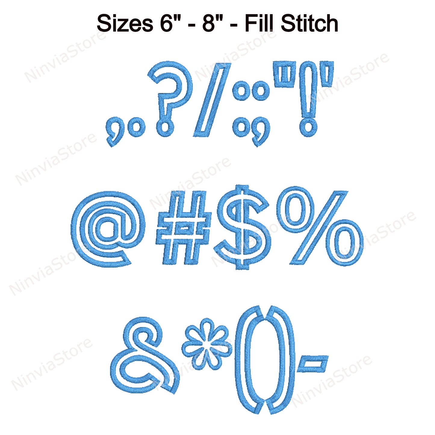 Block Outline Machine Embroidery Font, 14 sizes, 8 formats, BX Font, PE font, Monogram Alphabet Embroidery Designs