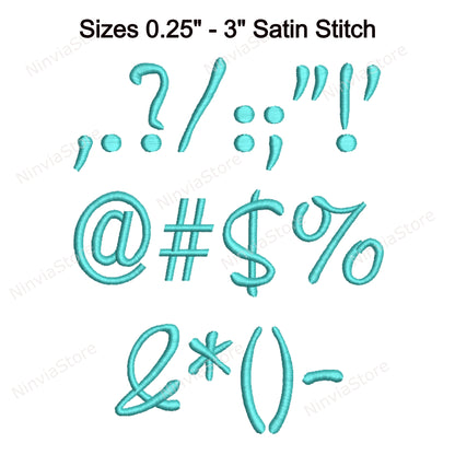 Pixie Machine Embroidery Font, 15 sizes, 8 formats, BX Font, PE font, Monogram Alphabet Embroidery Design