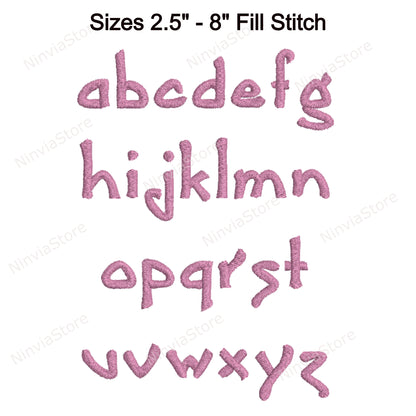 Politesse Machine Embroidery Font, 15 sizes, 8 formats, BX Font, PE font, Monogram Alphabet Embroidery Design