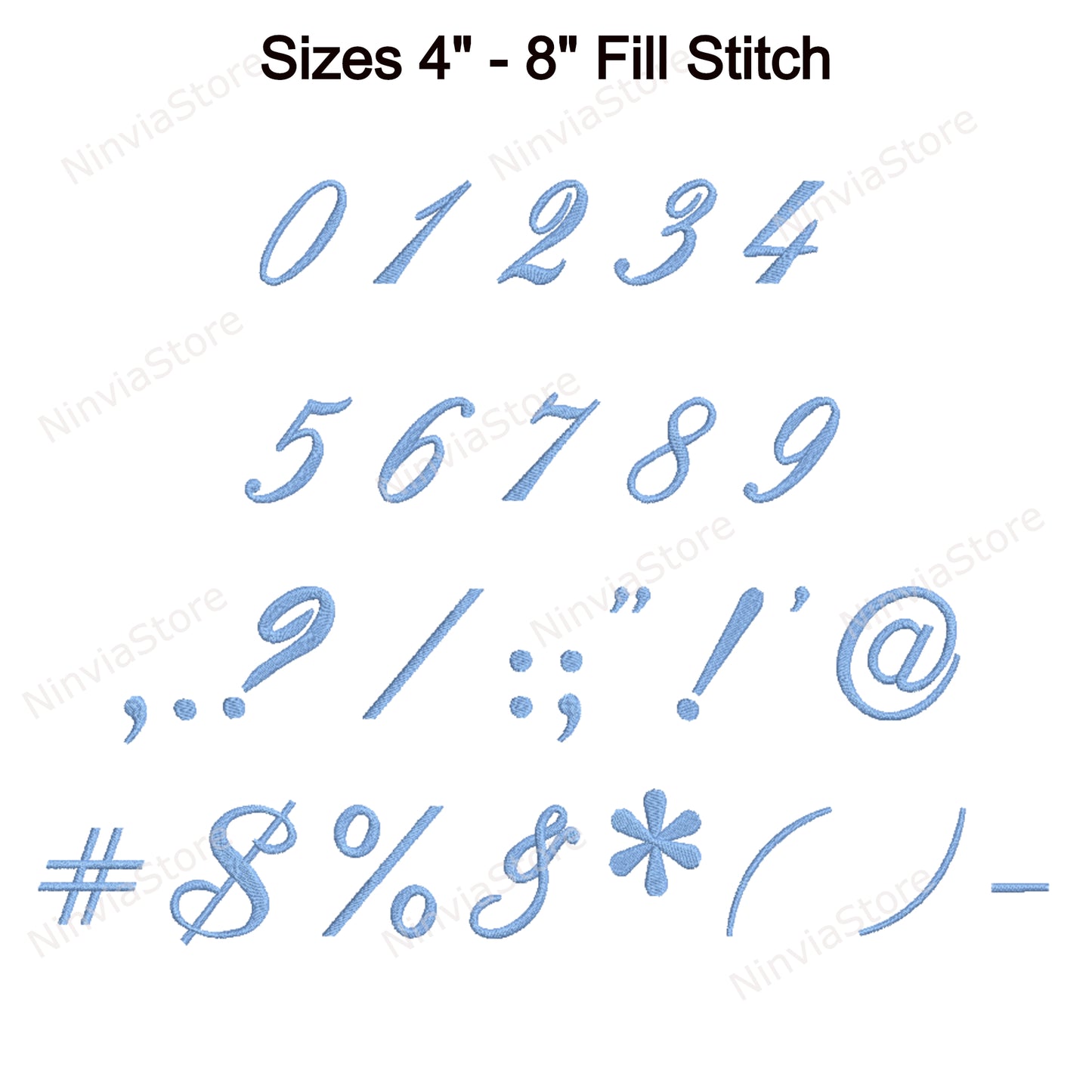 Police de broderie Machine Quany Script, 15 tailles, 8 formats, police BX, police PE, motifs de broderie Monogram Alphabet