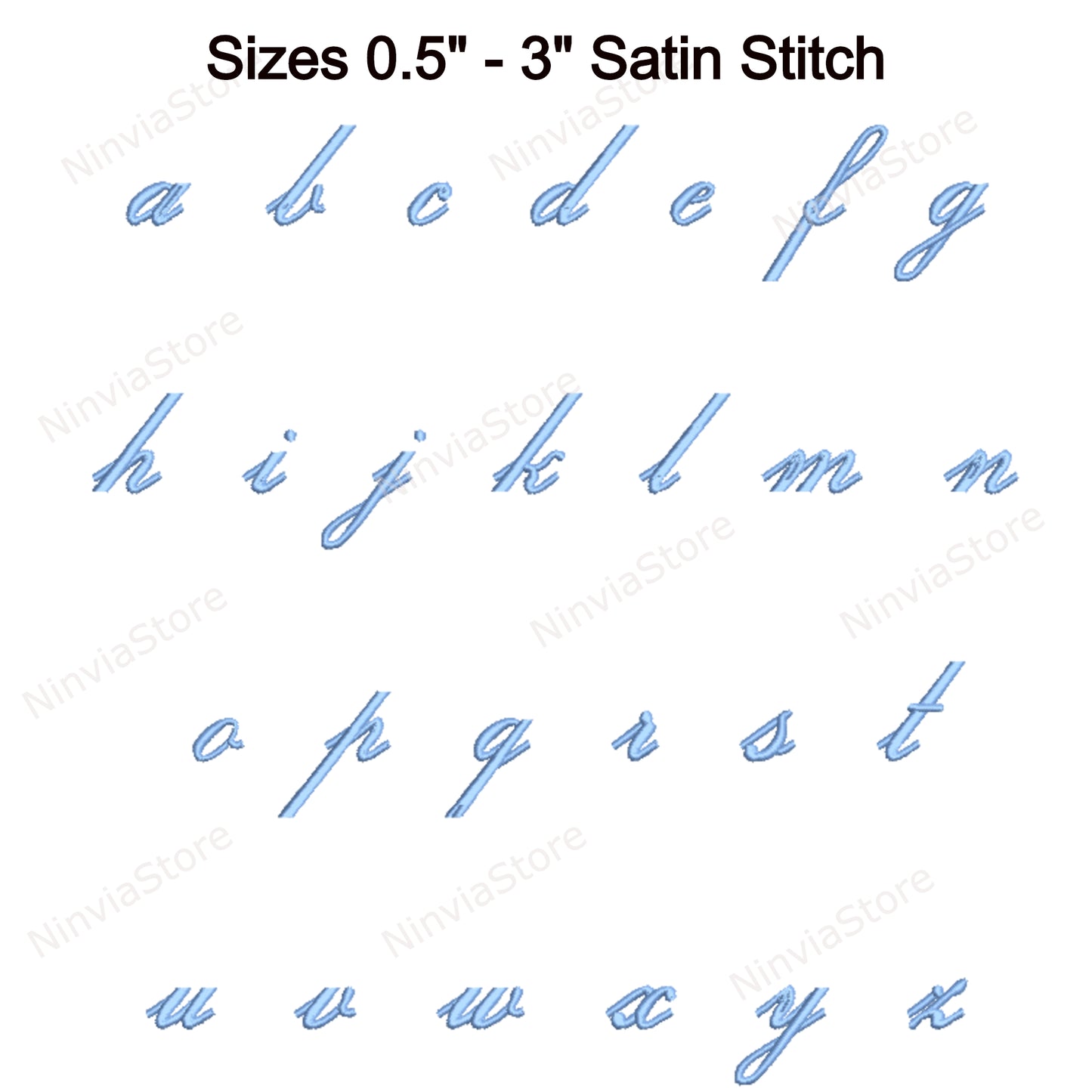 Poetic Script Machine Embroidery Font, 14 sizes, 8 formats, BX Font, PE font, Monogram Alphabet Embroidery Designs