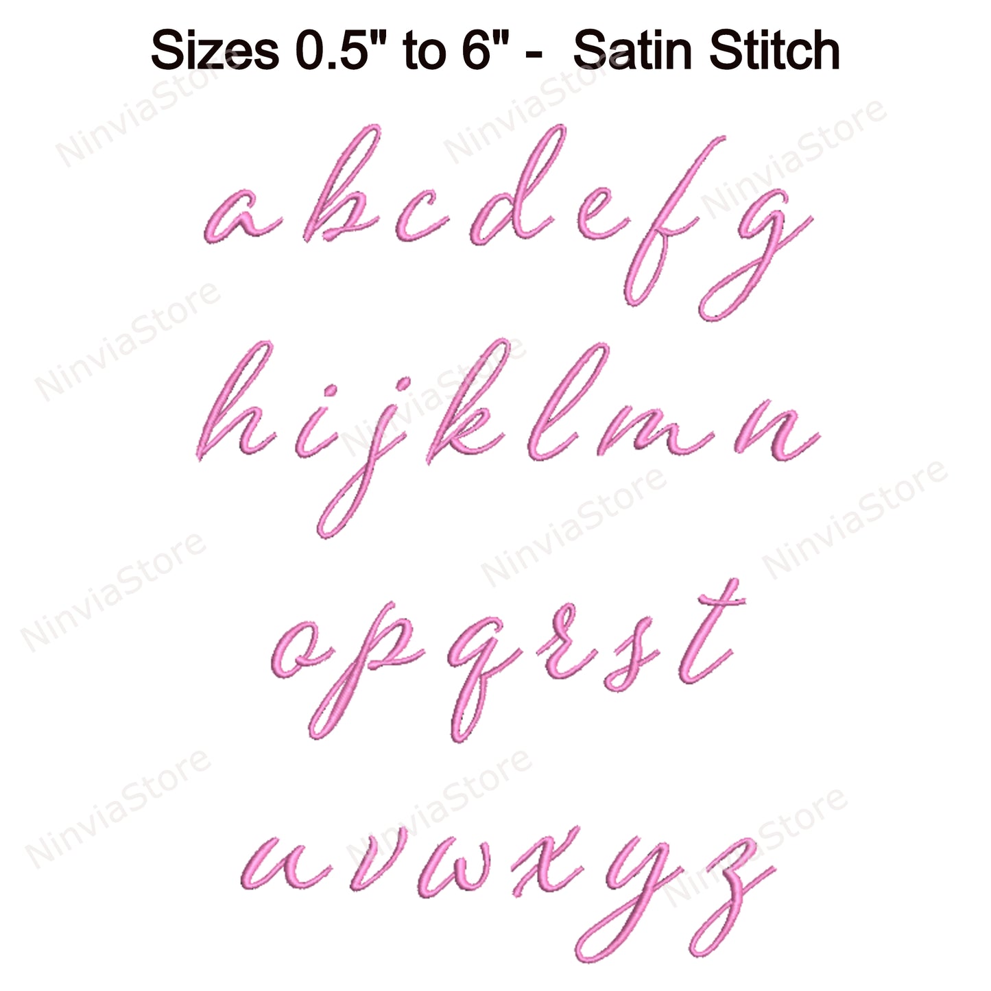 Pomander Script Machine Embroidery Font, 14 sizes, 8 formats, BX Font, PE font, Monogram Alphabet Embroidery Designs