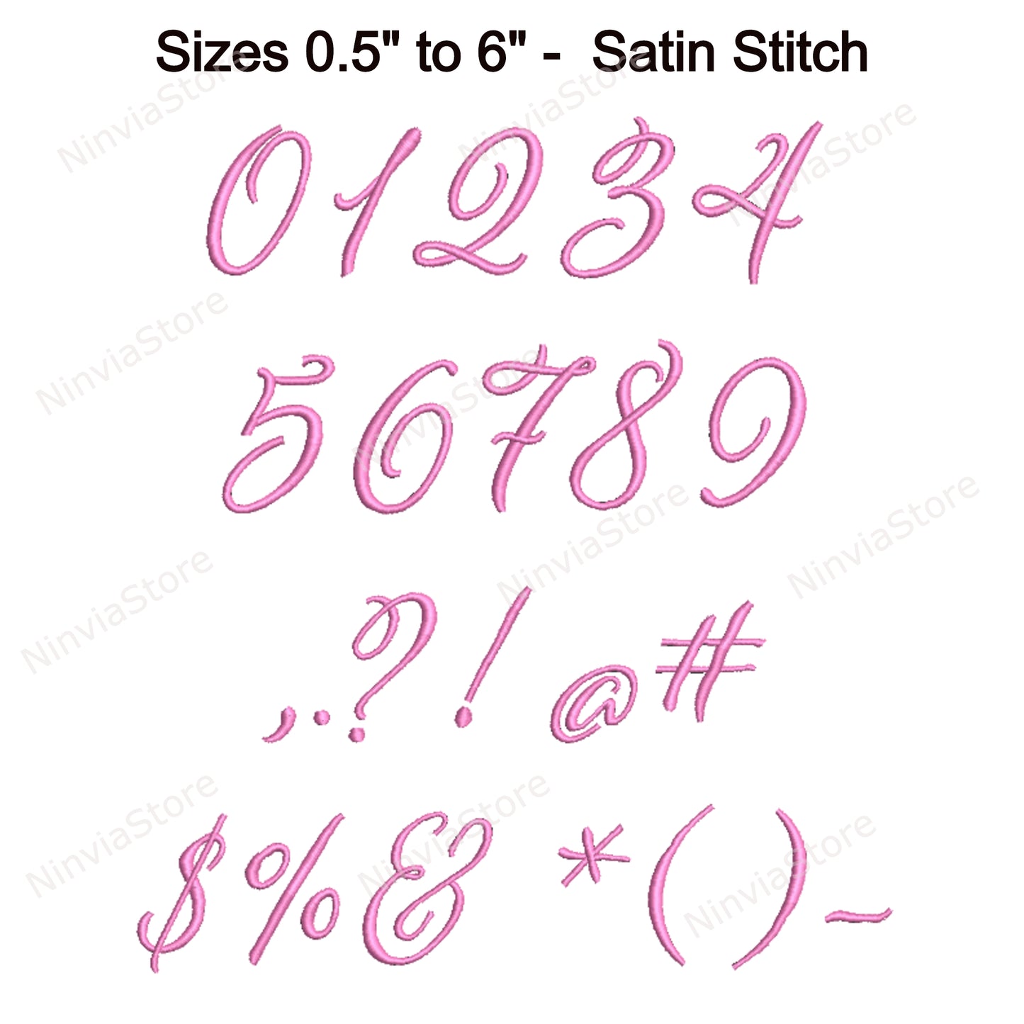 Pomander Script Machine Embroidery Font, 14 sizes, 8 formats, BX Font, PE font, Monogram Alphabet Embroidery Designs