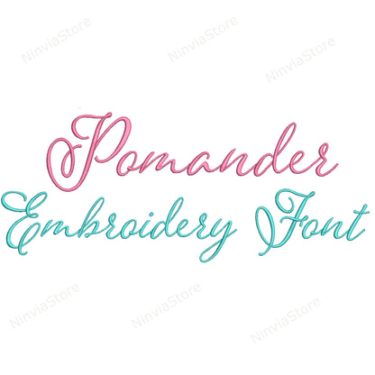 Police de broderie Machine Quany Script, 15 tailles, 8 formats, police BX, police PE, motifs de broderie Monogram Alphabet