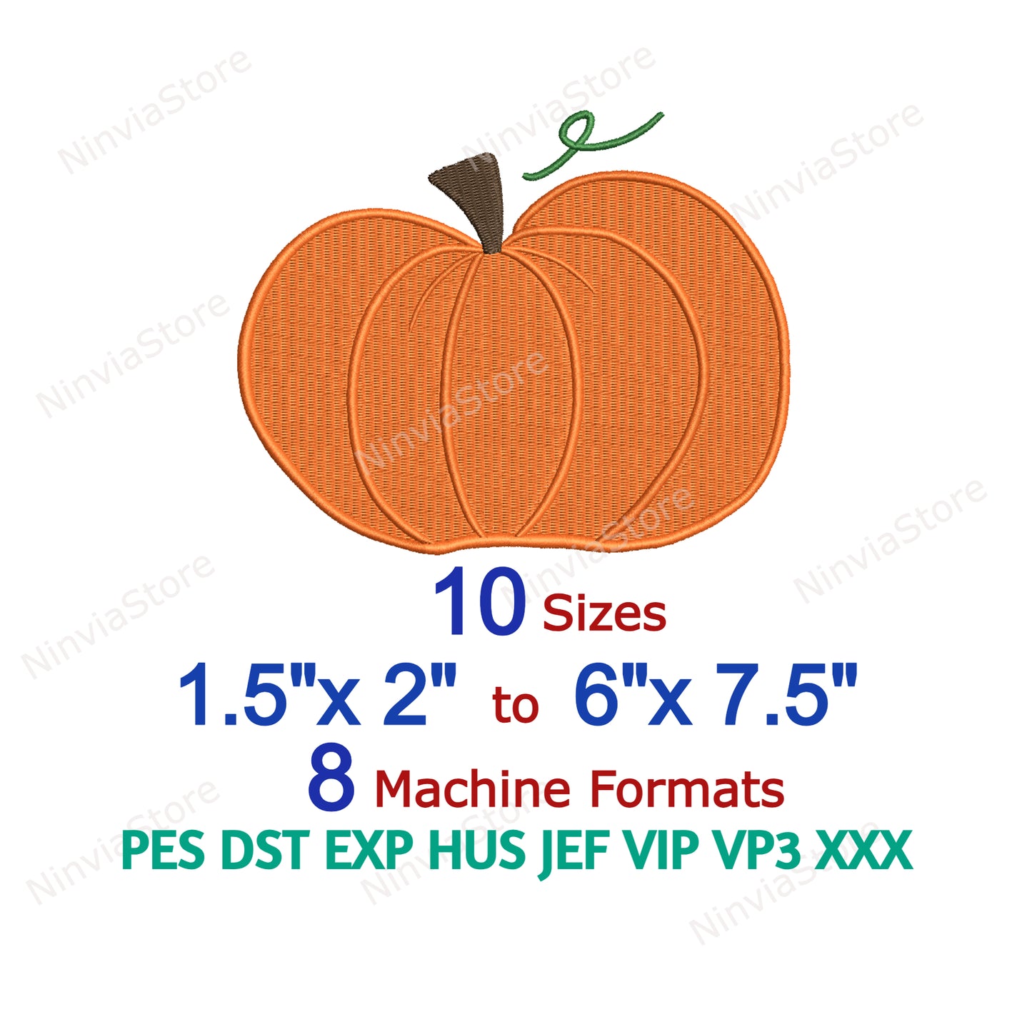 Conception de broderie de citrouille, modèle de broderie de machine de citrouille, fichier de broderie d’Halloween, conception d’Helloween, téléchargement instantané numérique de citrouille