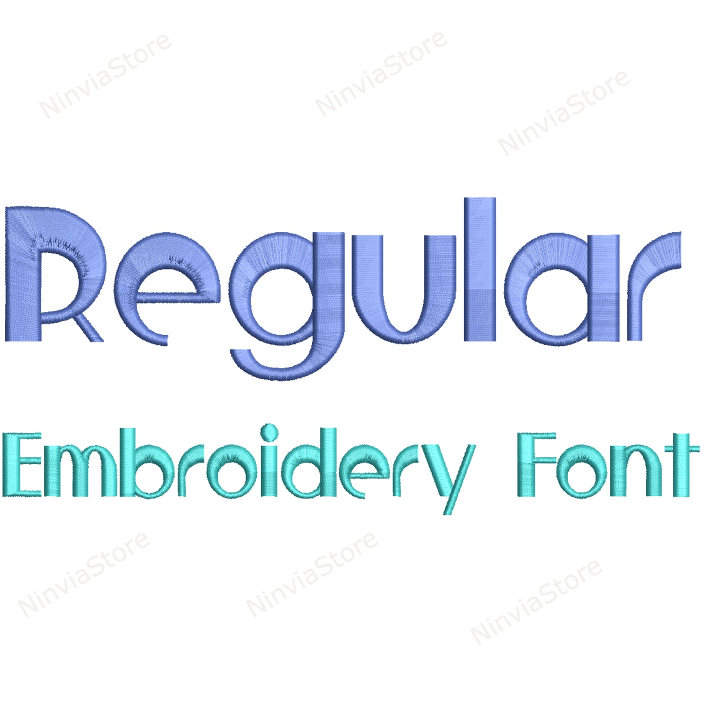 Regular Machine Embroidery Font, 15 sizes, 8 formats, BX Font, PE font, Monogram Alphabet Embroidery Designs