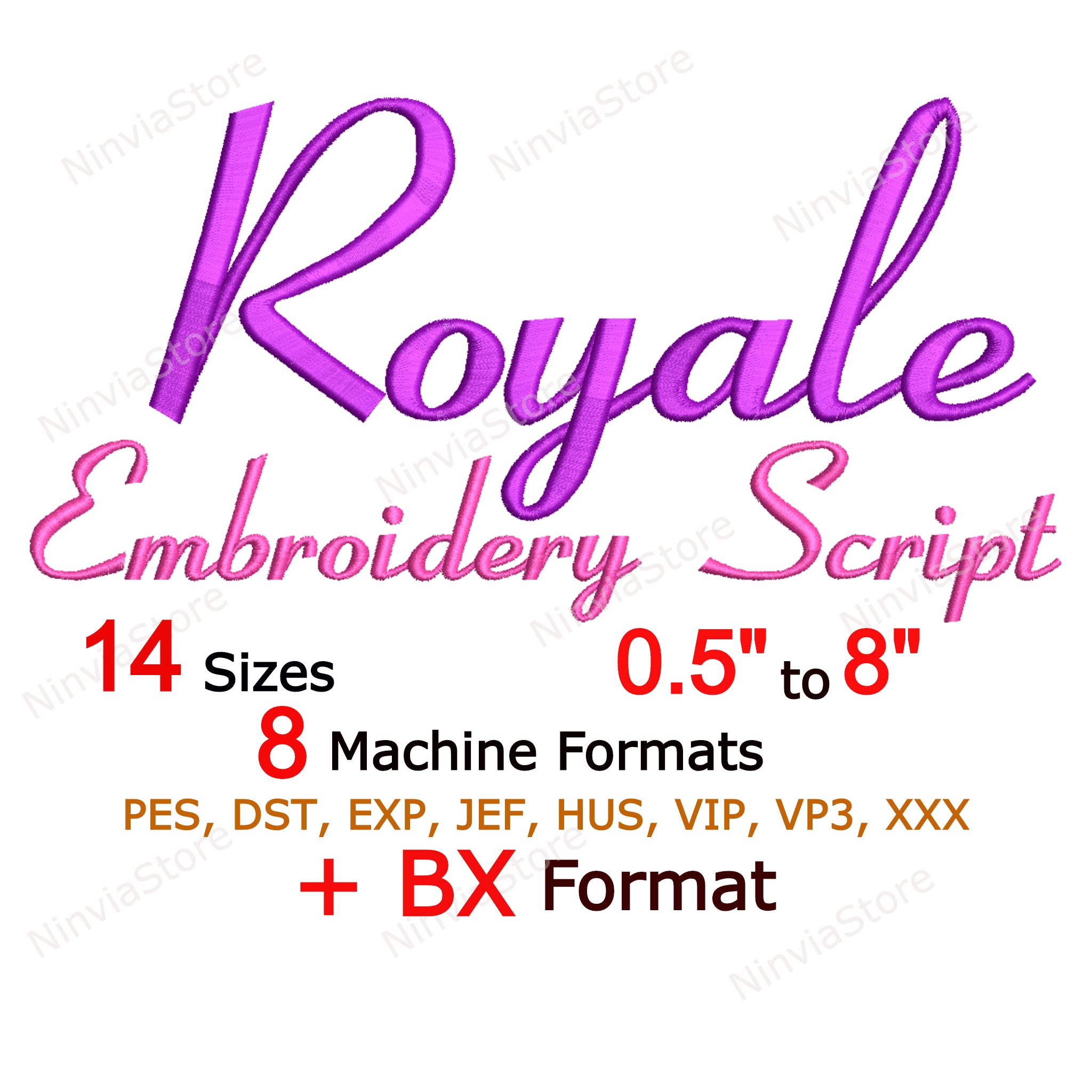 Royale Script Machine Embroidery Font, Alphabet Embroidery Designs ...
