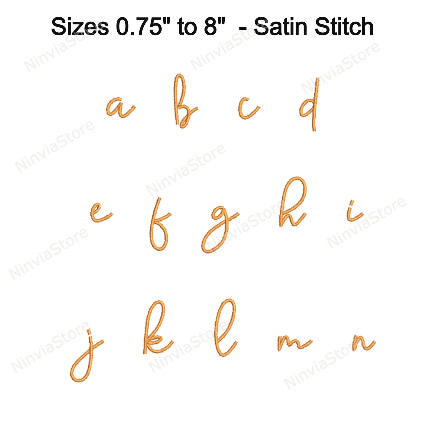 Rustic Bakery Script Machine Embroidery Font, 18 sizes, 8 formats, BX Font, PE font, Monogram Alphabet Embroidery Design