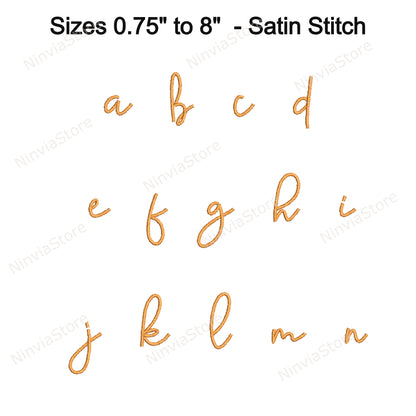 Rustic Bakery Script Machine Embroidery Font, 18 sizes, 8 formats, BX Font, PE font, Monogram Alphabet Embroidery Design